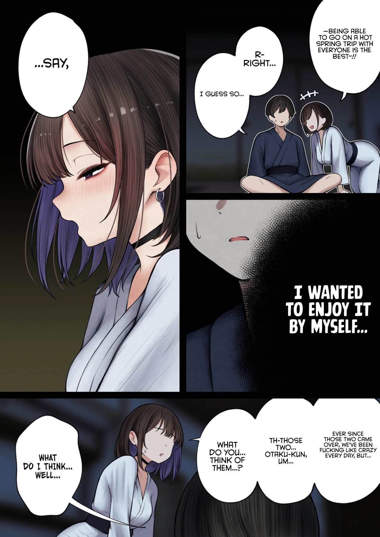 Hentai Manga Comic-The story of how my bedroom became my gyaru childhood friend's fuck-room: onsen ryokan book-Read-21